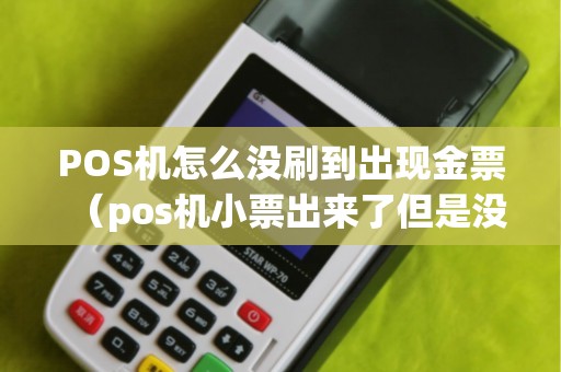 POS機怎么沒刷到出現金票（pos機小票出來了但是沒有錢）